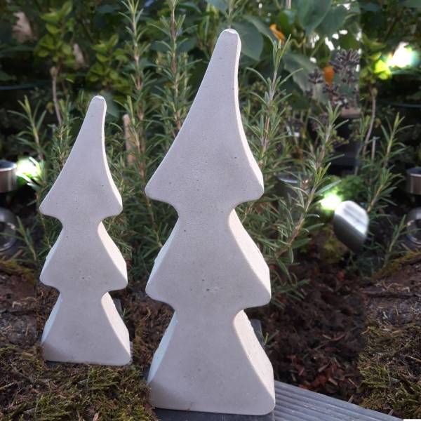Tannenbaum Duo – Minimalistische Winterdeko