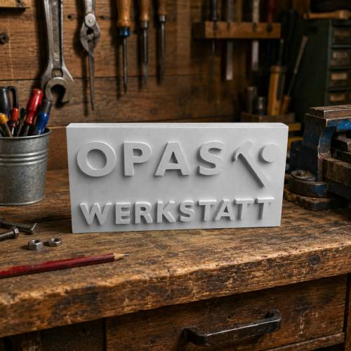 Opas Werkstatt Geschenk